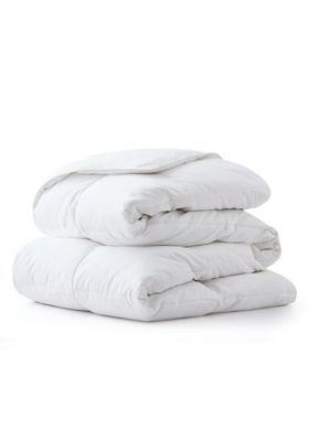 All Season Soft Microfiber White Goose Feather Fiber Comforter