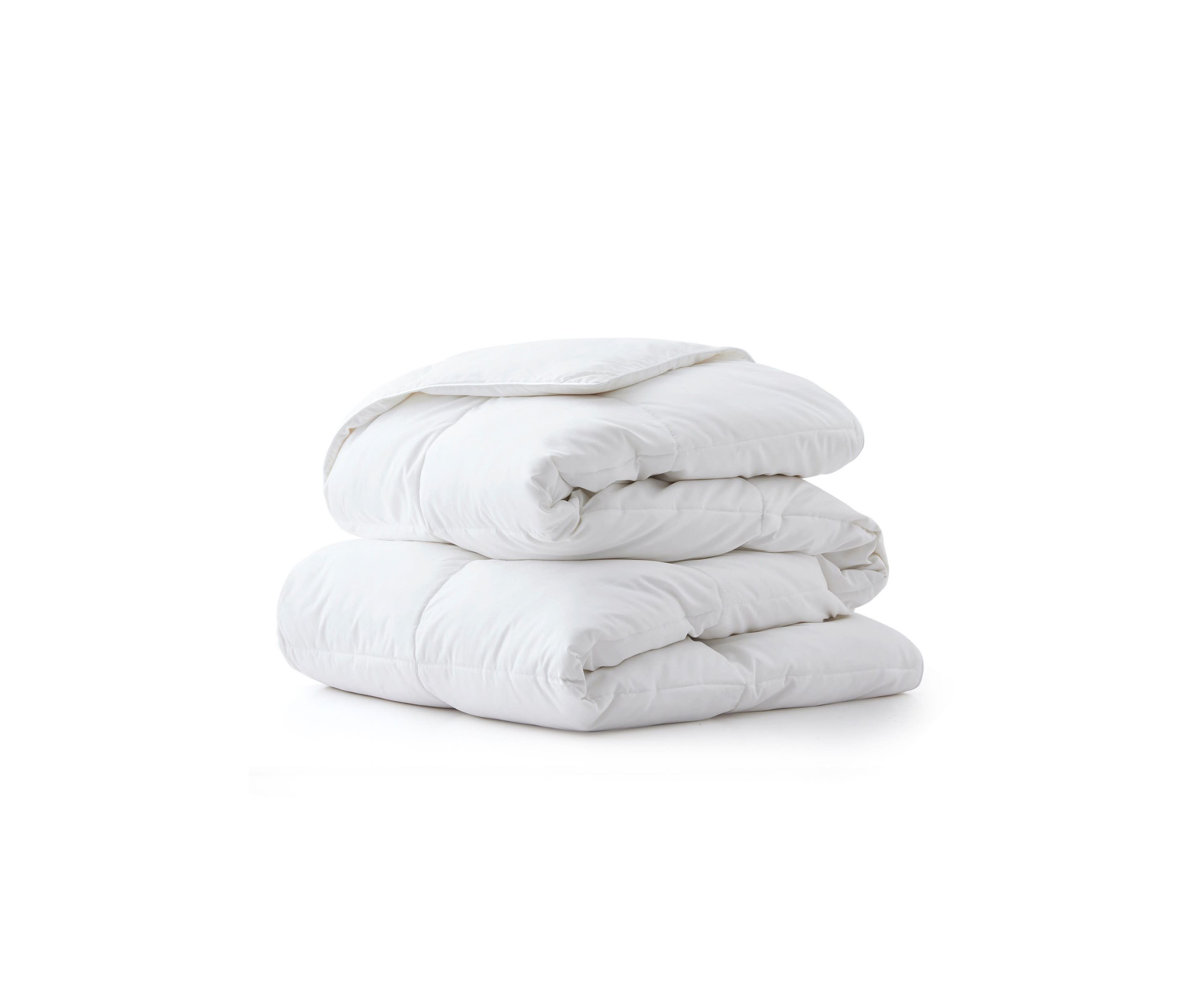 All Season Soft Microfiber White Goose Feather Fiber Comforter