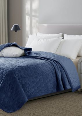 St. James Home Reversible Mini Honeycomb Down Alternative Blanket
