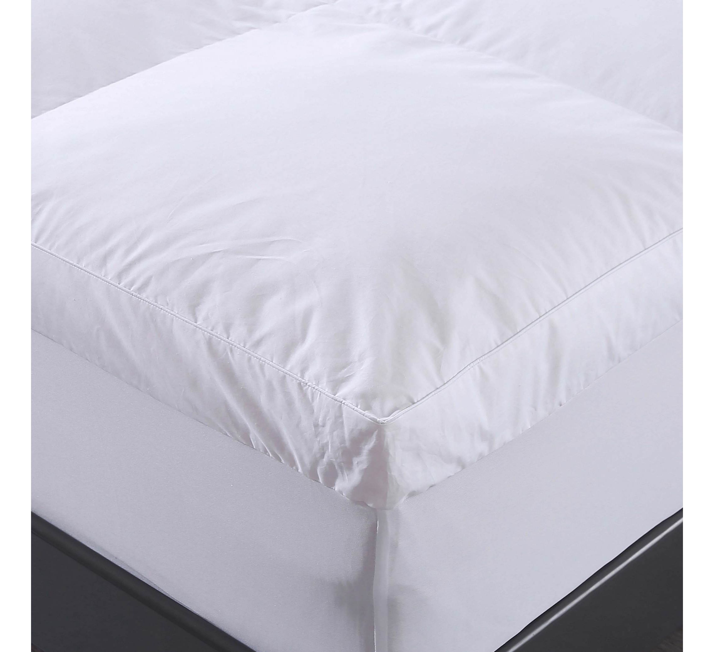 Dual Chamber Down Alternative and Nano Feather Twin Mattress Topper