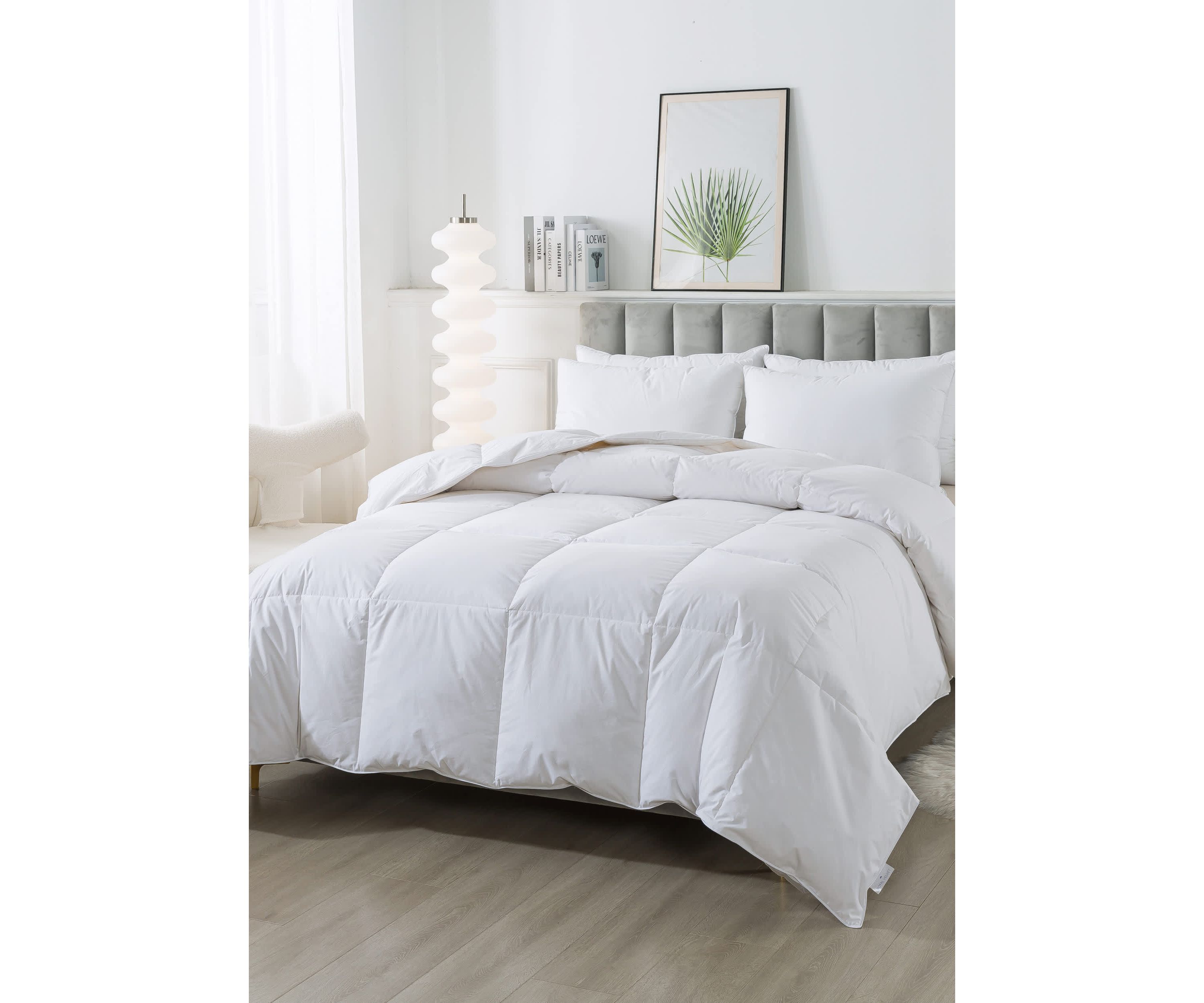 All Season White Down Comforter Twin
