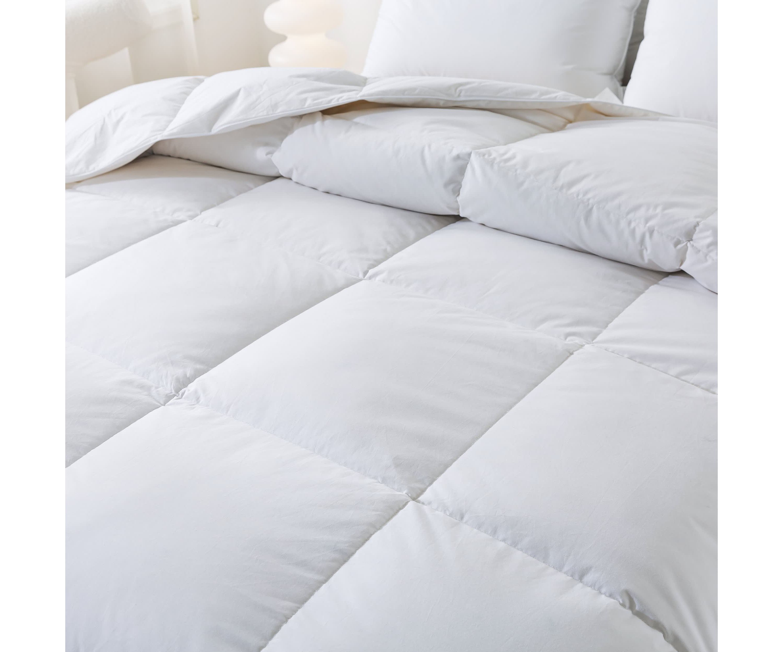 All Season White Down Comforter Twin