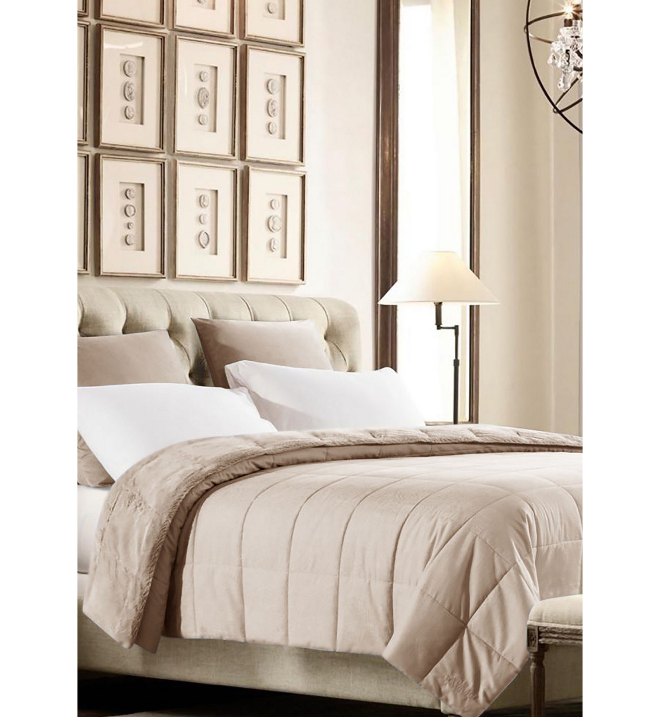 Wesley Mancini Cozy Jacquard Blanket