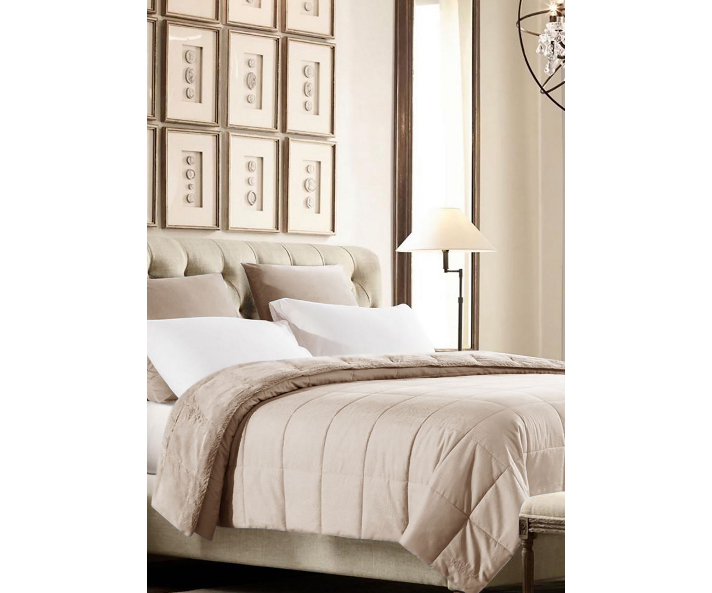 Wesley Mancini Cozy Jacquard Blanket