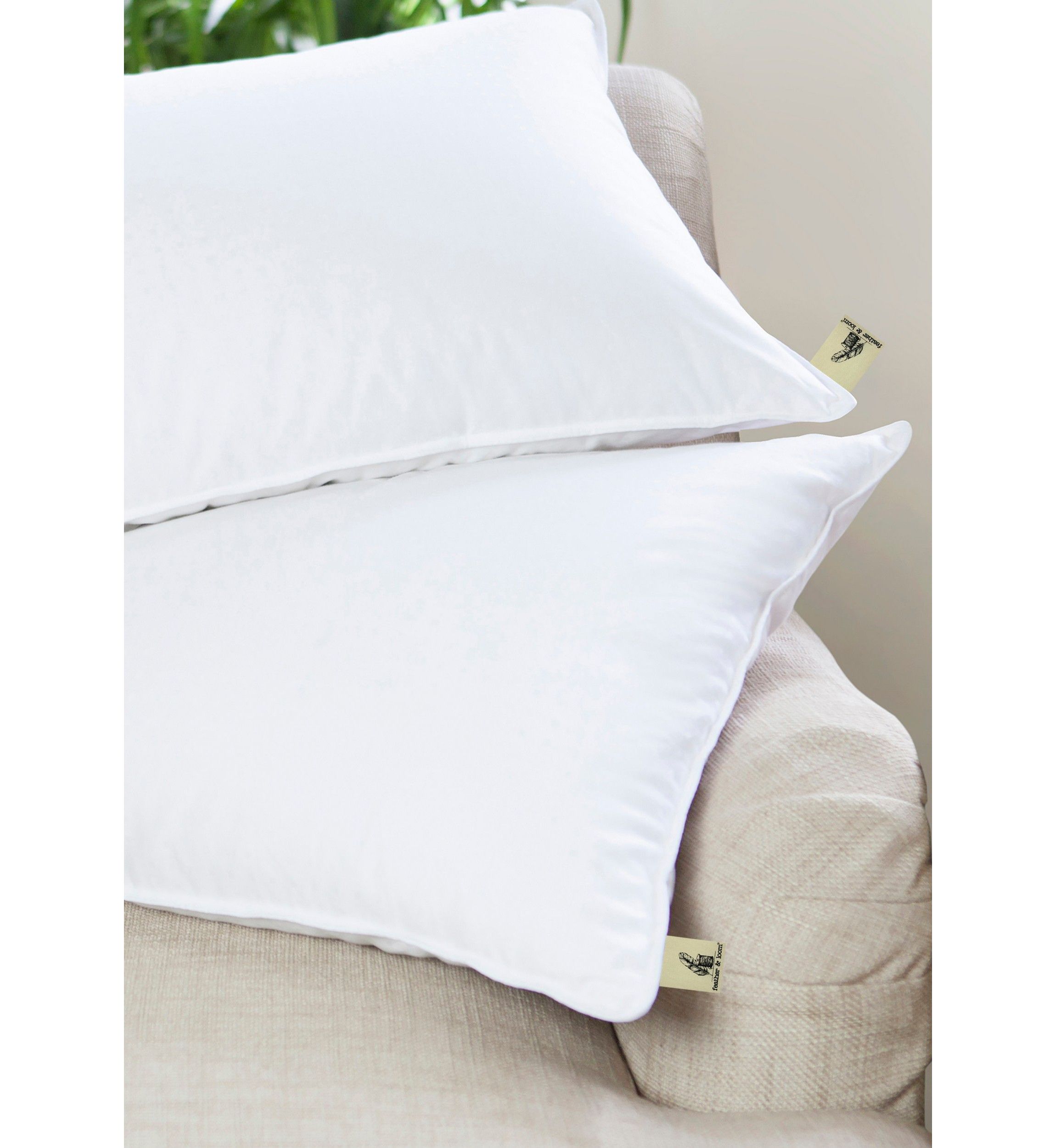 White Nano Feather™ Blend Pillow