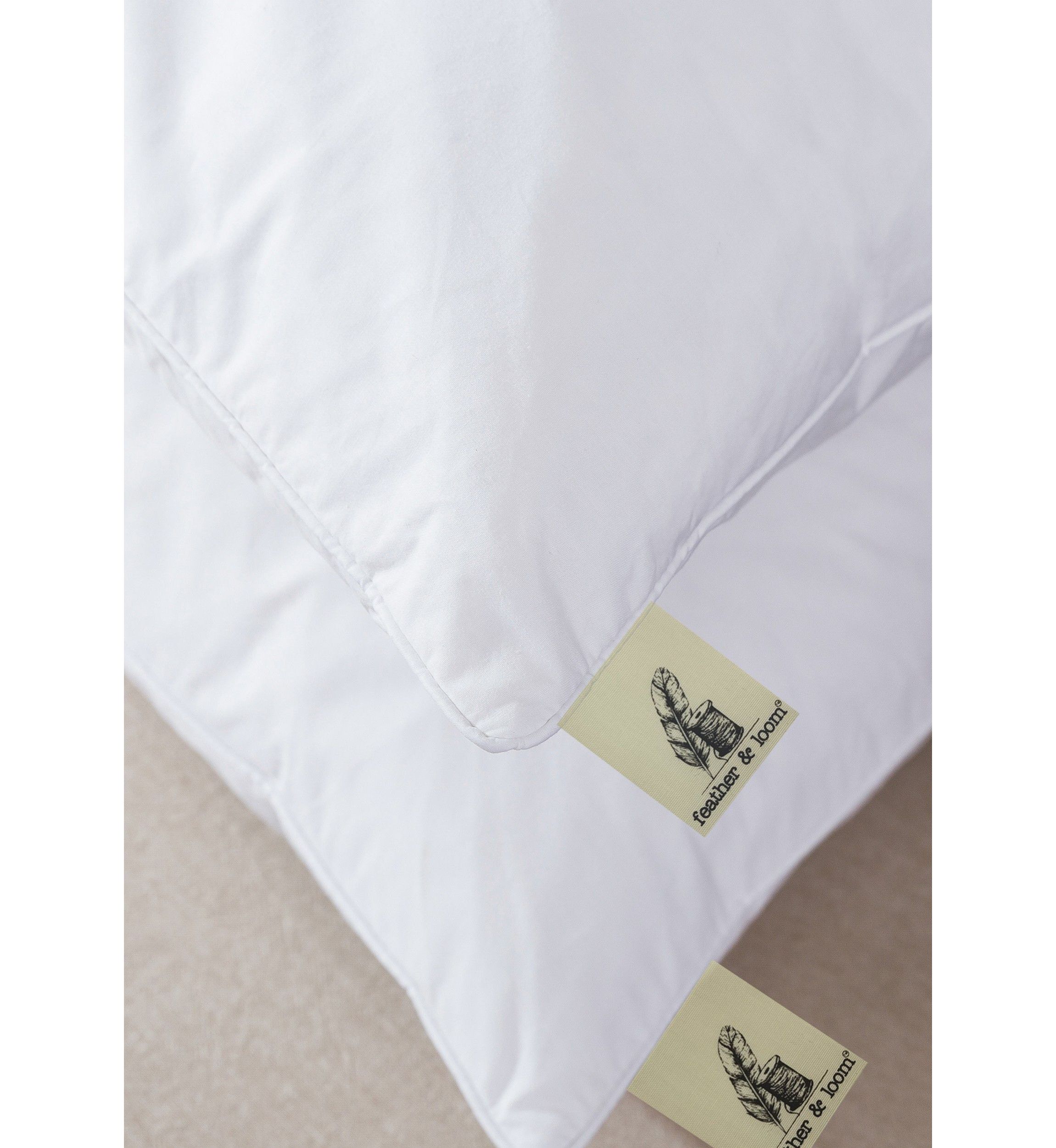 White Nano Feather™ Blend Pillow