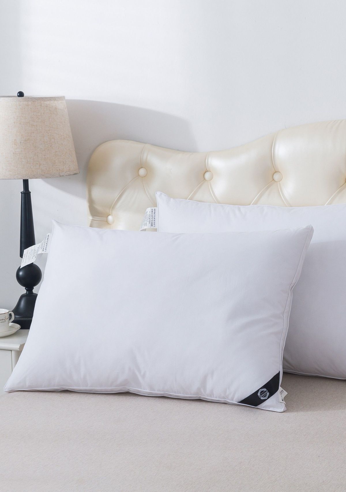 Twin Pack Charcoal Infused Down Alternative Pillow