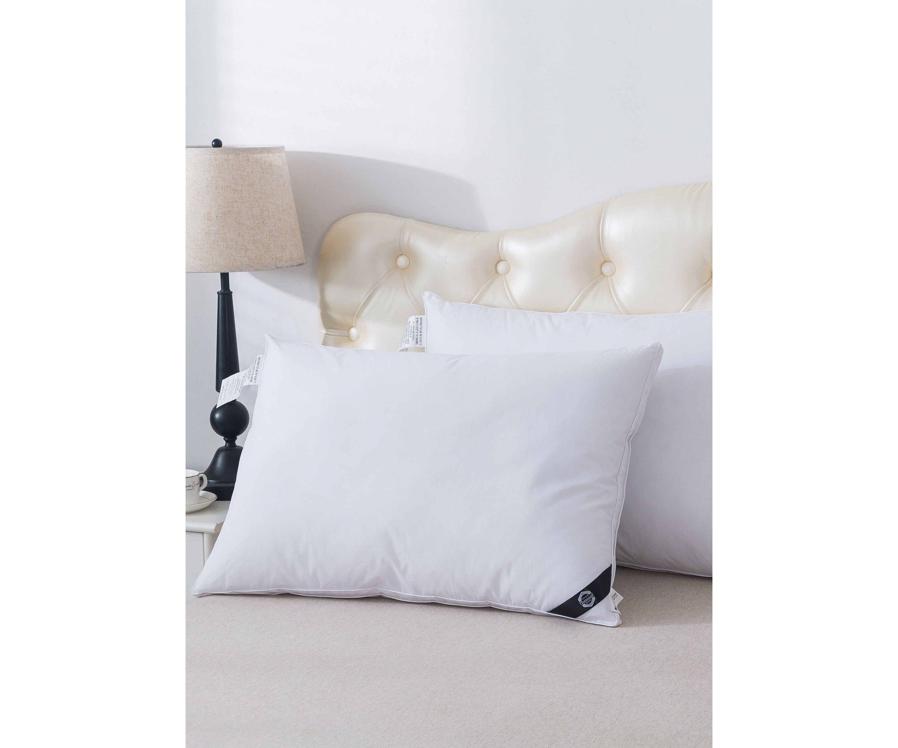 Twin Pack Charcoal Infused Down Alternative Pillow