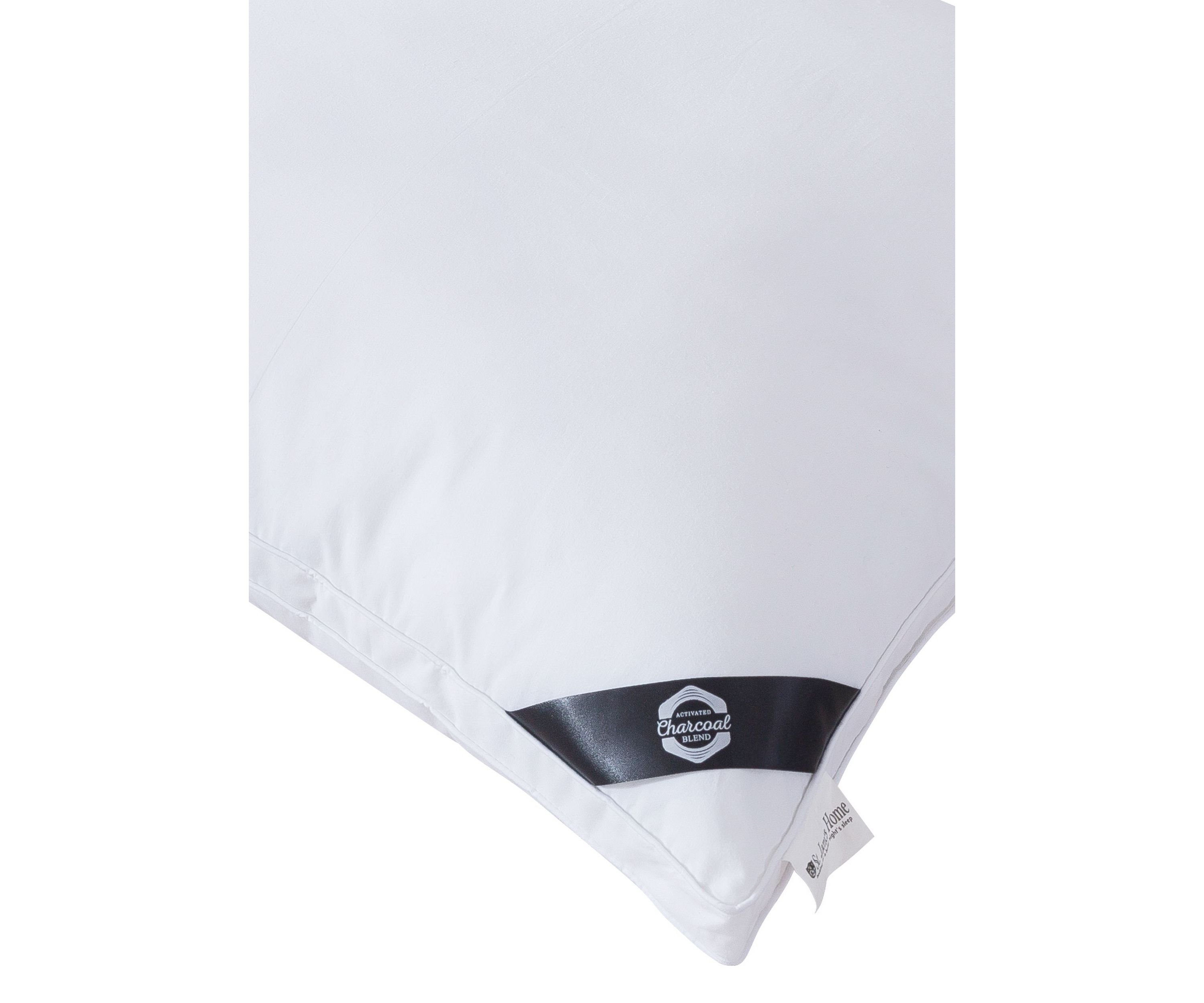 Twin Pack Charcoal Infused Down Alternative Pillow
