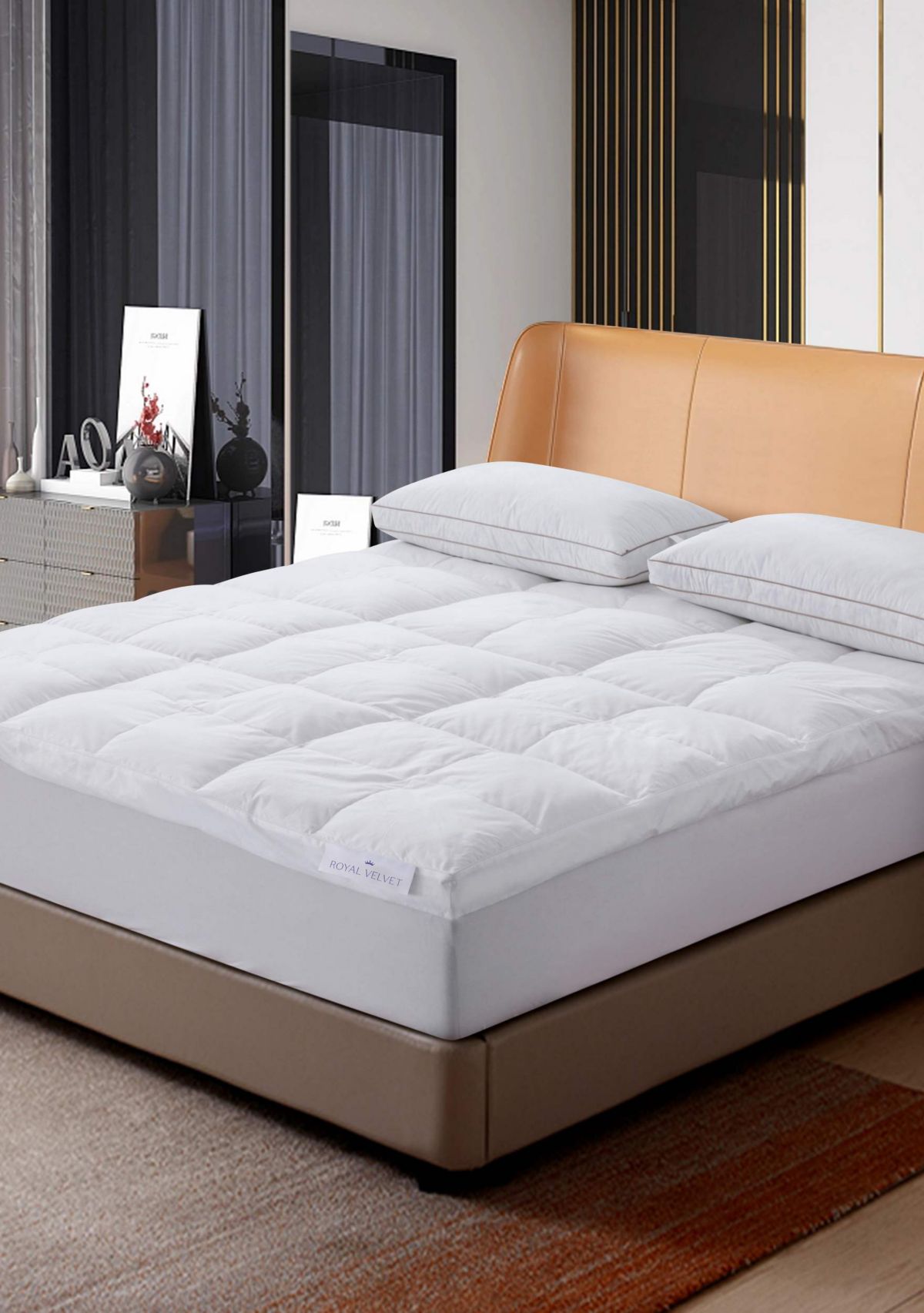 5-Inch Feather Bed with Cotton Cover Twin