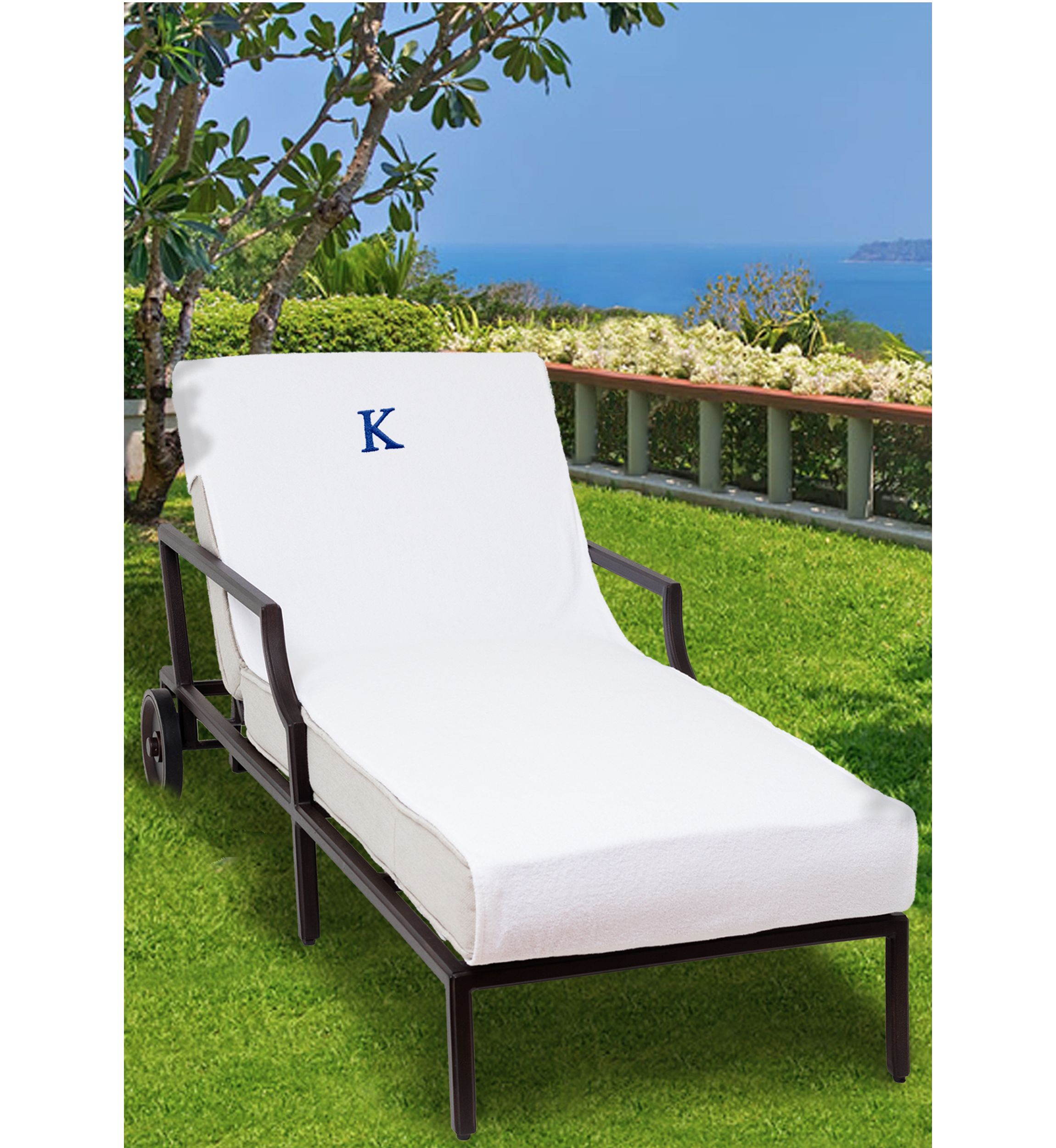 Personalized Standard Size Chaise Lounge Cover
