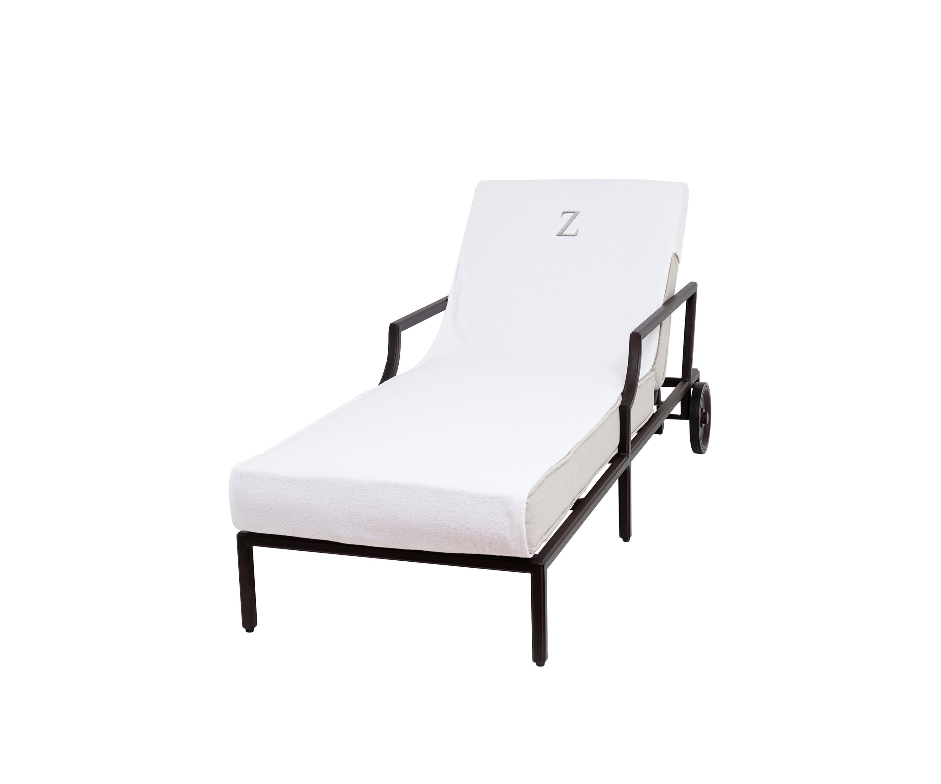Personalized Standard Size Chaise Lounge Cover