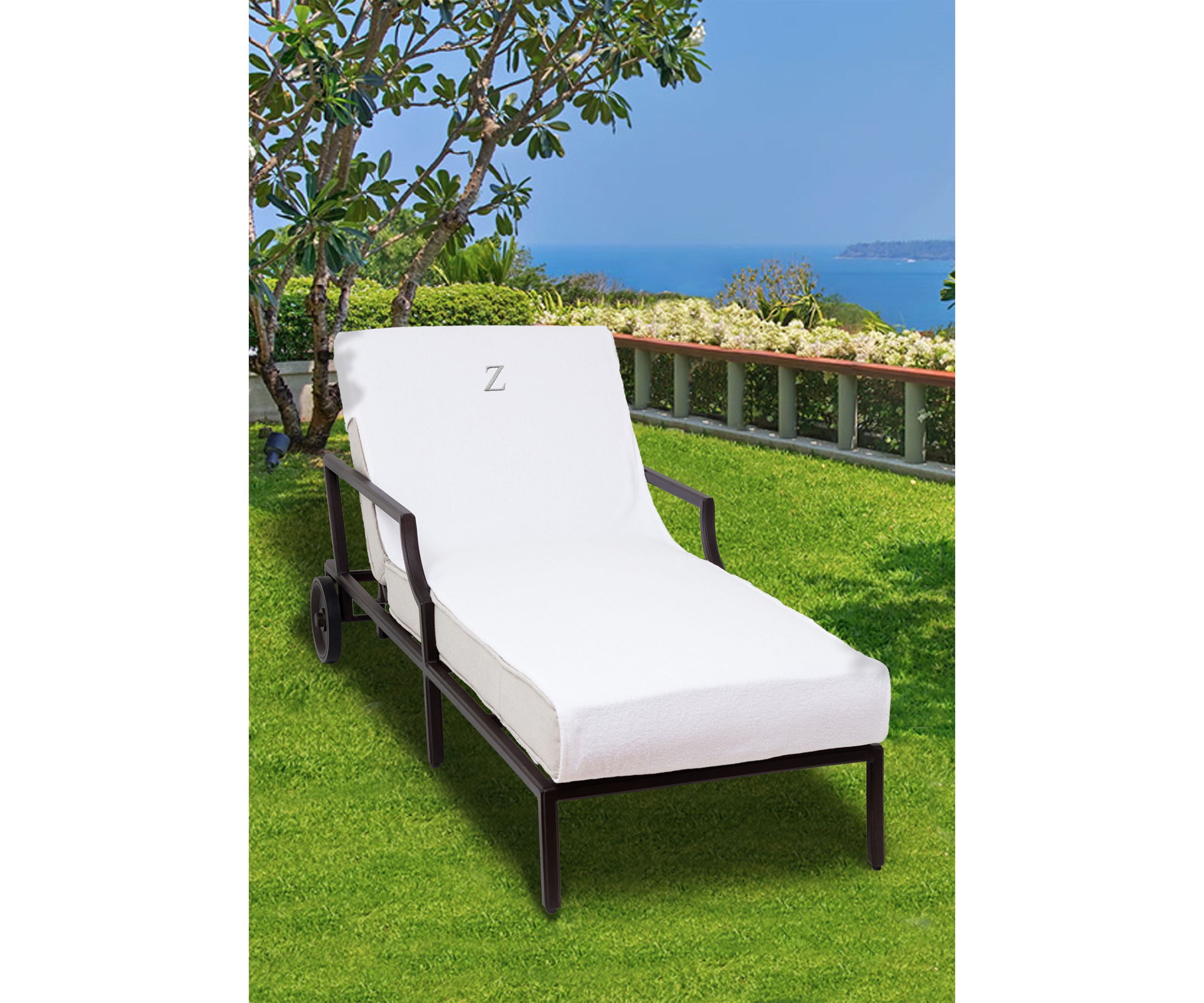 Personalized Standard Size Chaise Lounge Cover