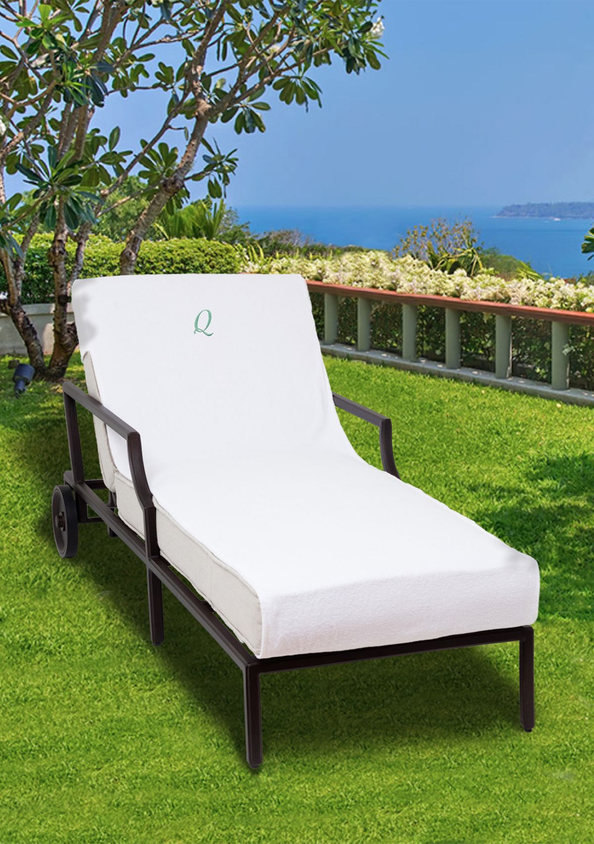 Personalized Standard Size Chaise Lounge Cover