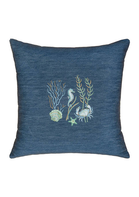 Linum Home Textiles Aaron Denim Decorative Pillow Cover