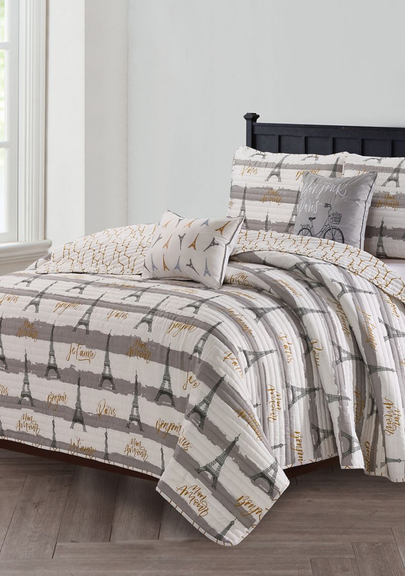 Bonjour Paris Quilt Set