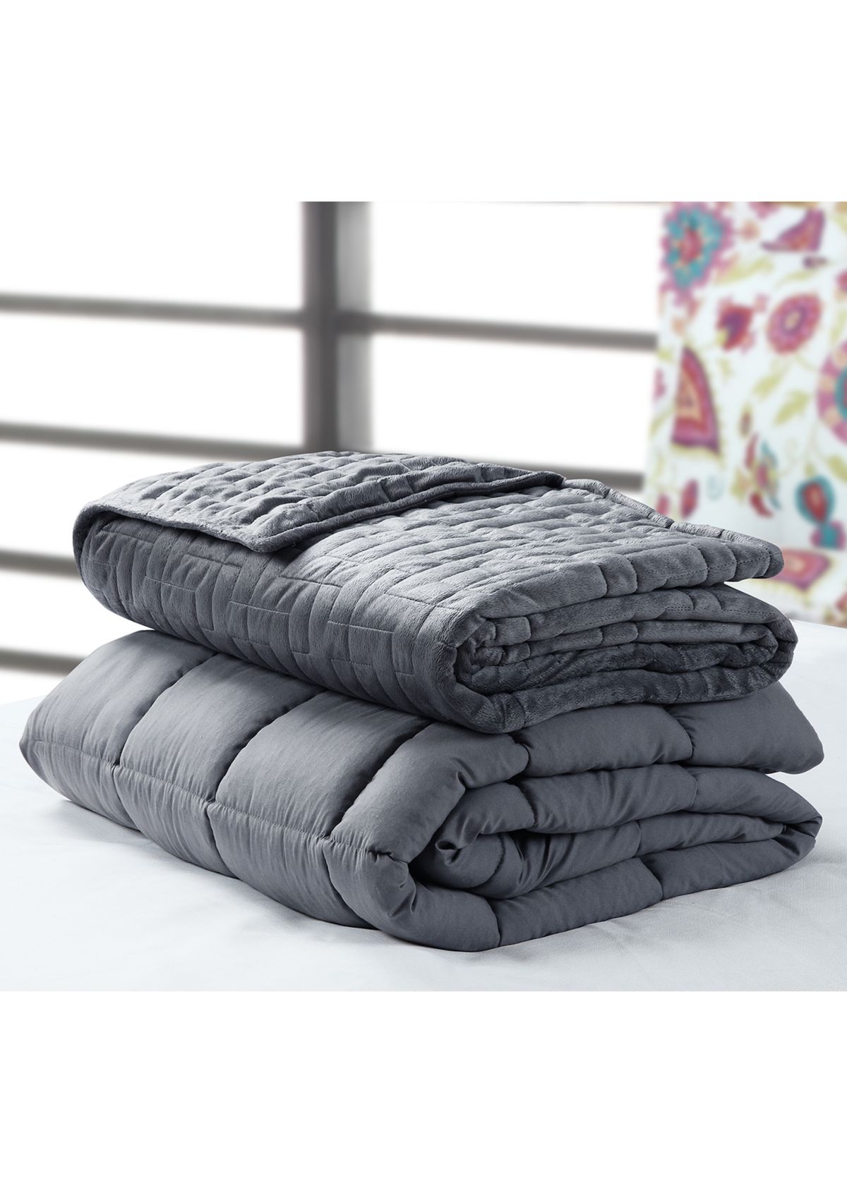 Weighted Blanket with Quilted Duvet Cover