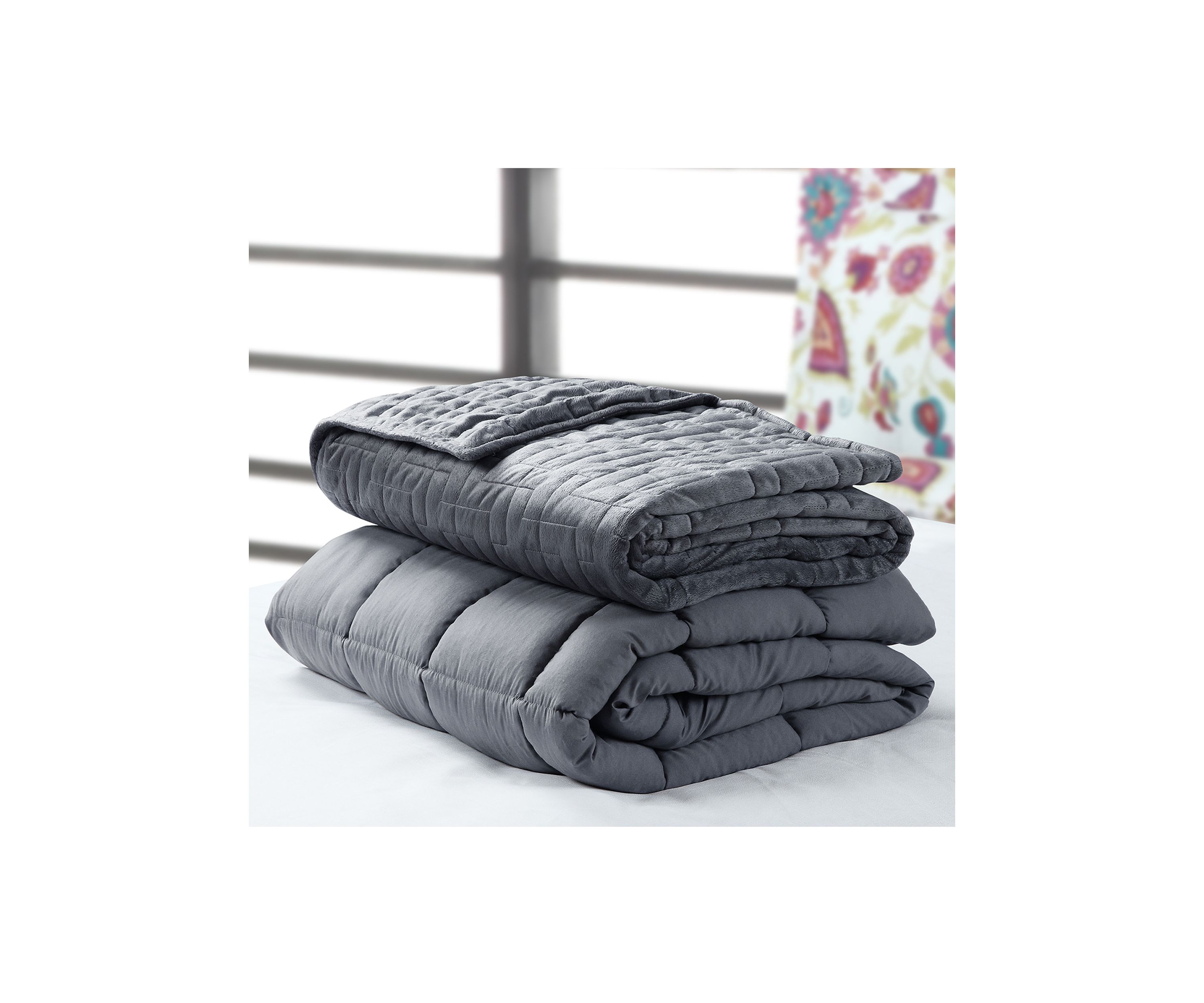 Weighted Blanket with Quilted Duvet Cover