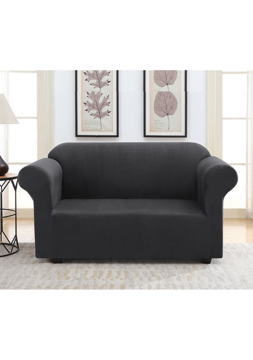 Faux Suede Slipcover for Love Seat