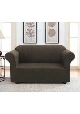 Harper Lane Faux Suede Slipcover for Love Seat, Blue