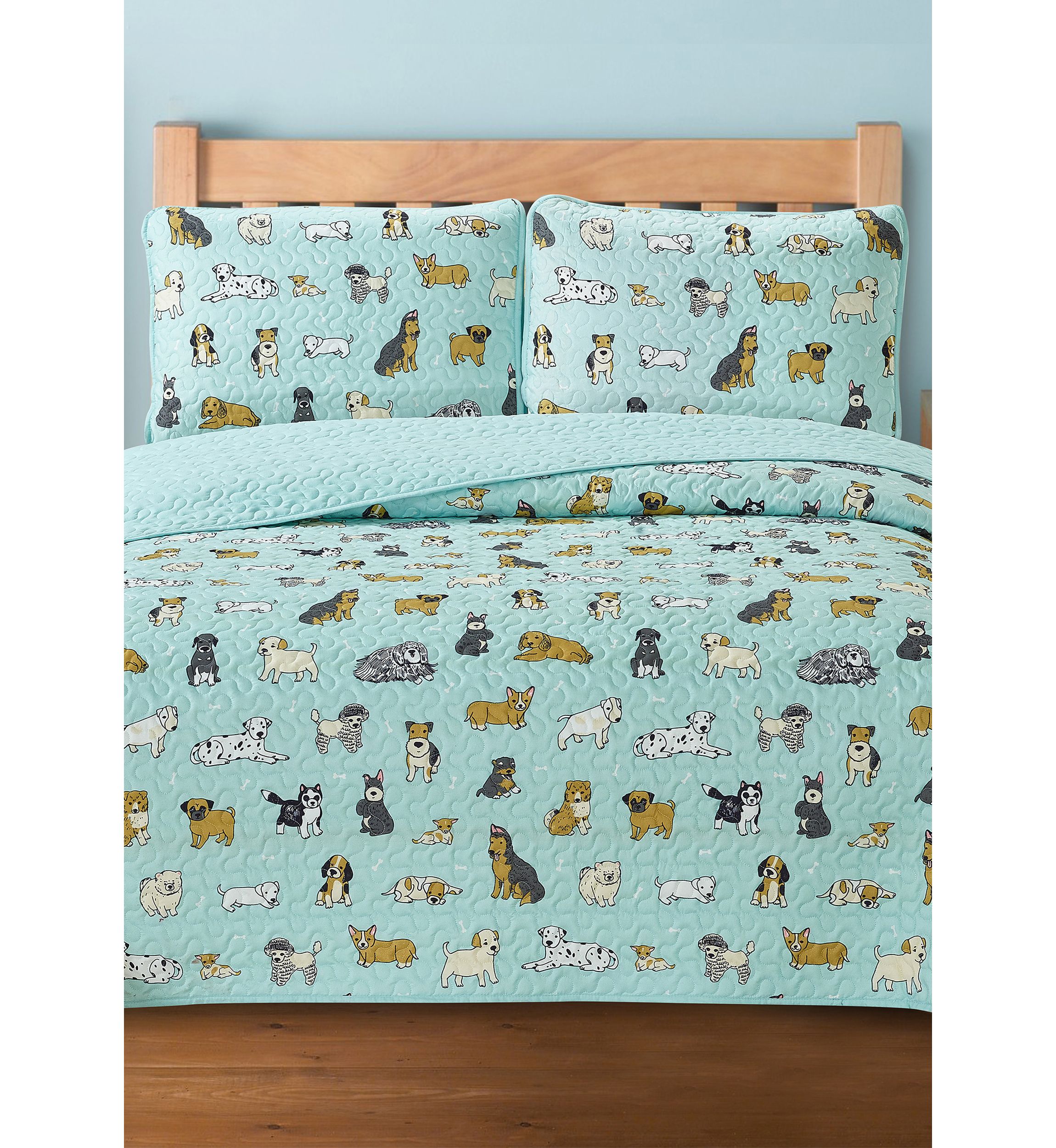 Puppies Quilt Set