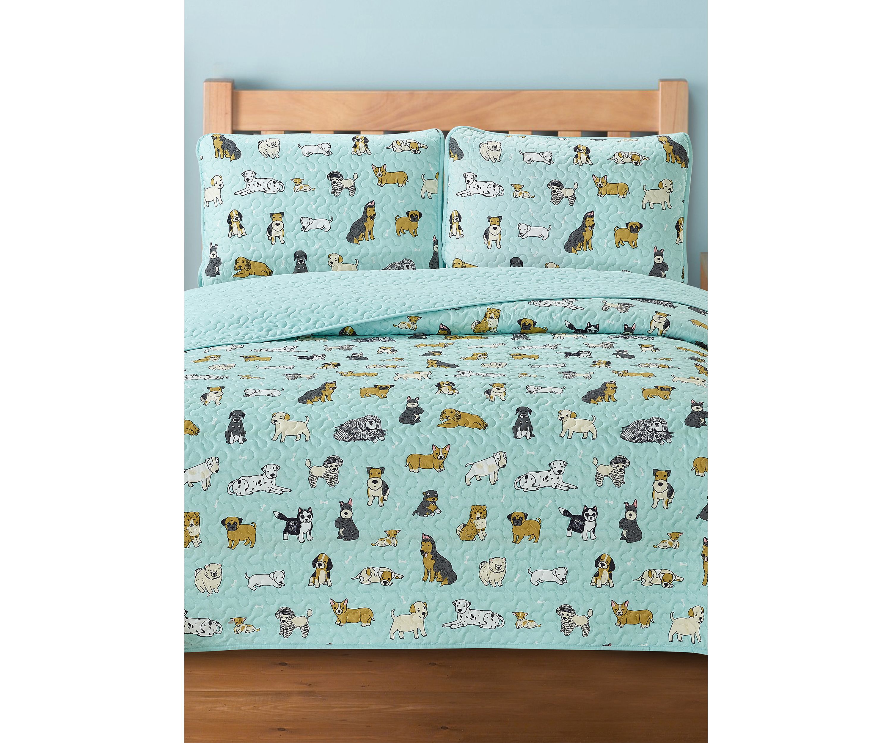 Puppies Quilt Set