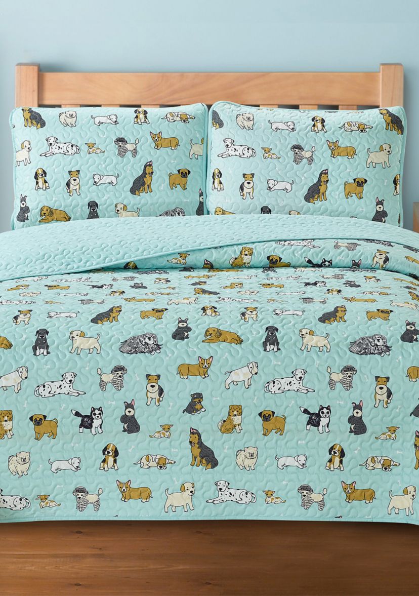 Puppies Quilt Set