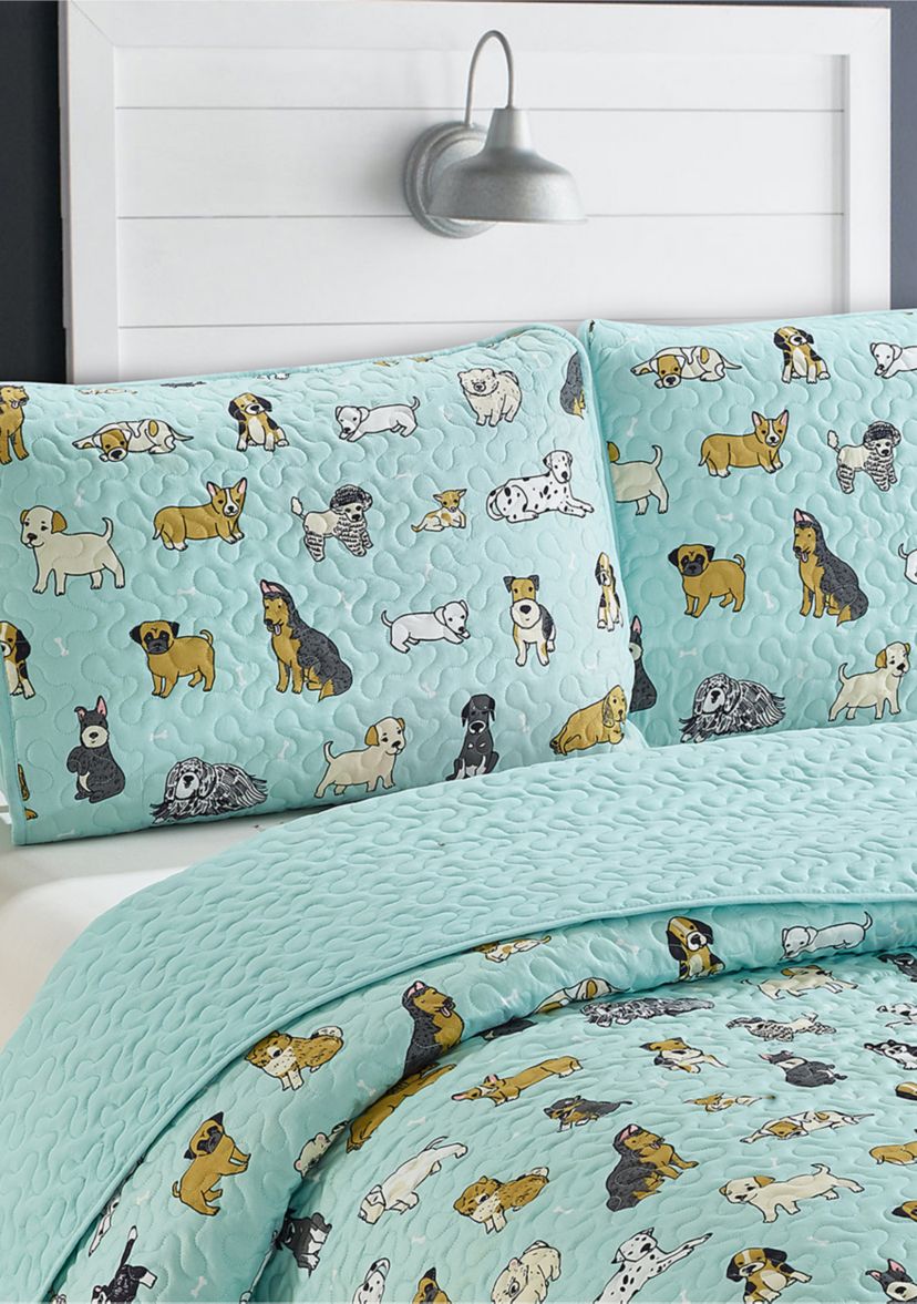 Puppies Quilt Set