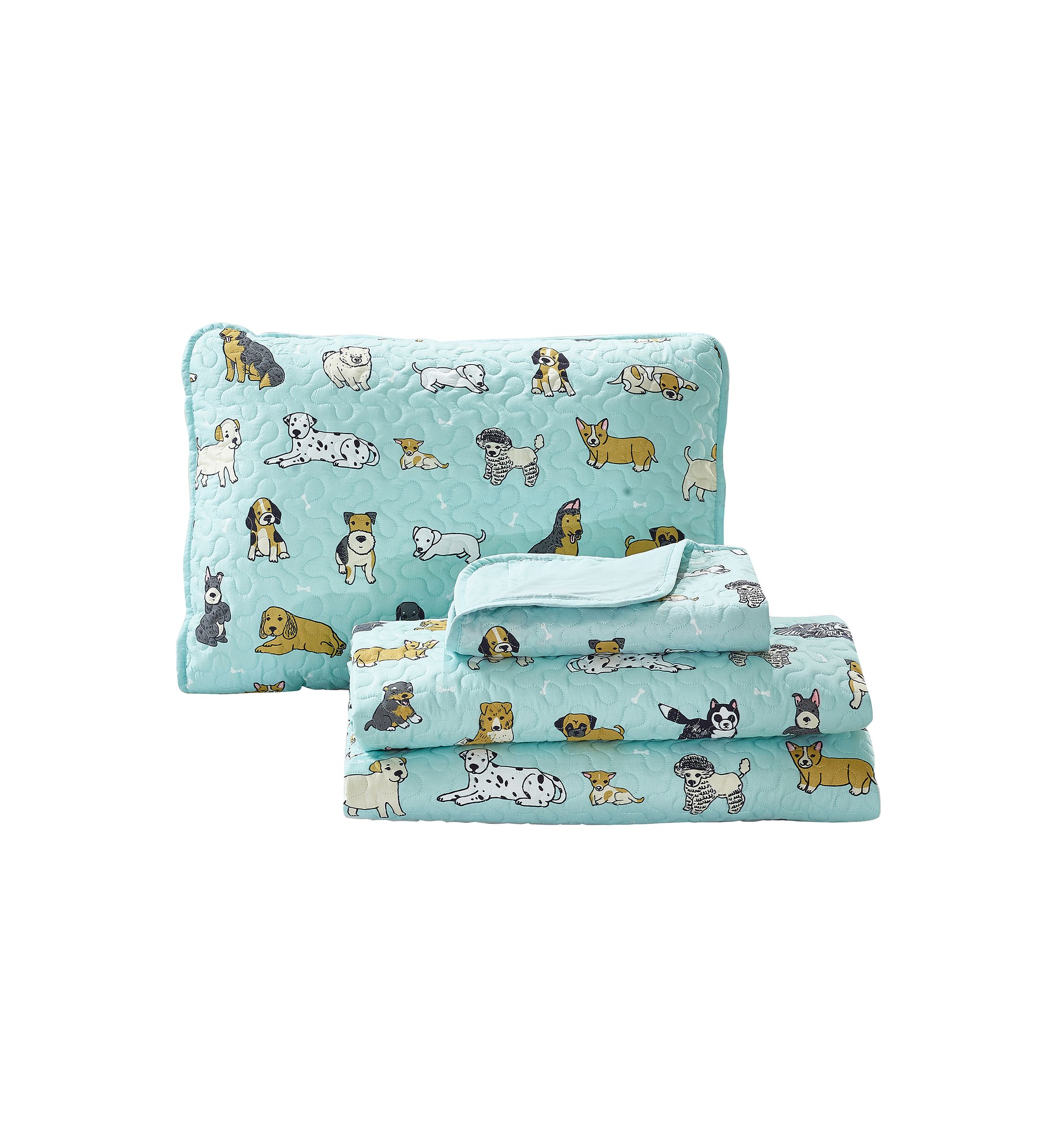 Puppies Quilt Set