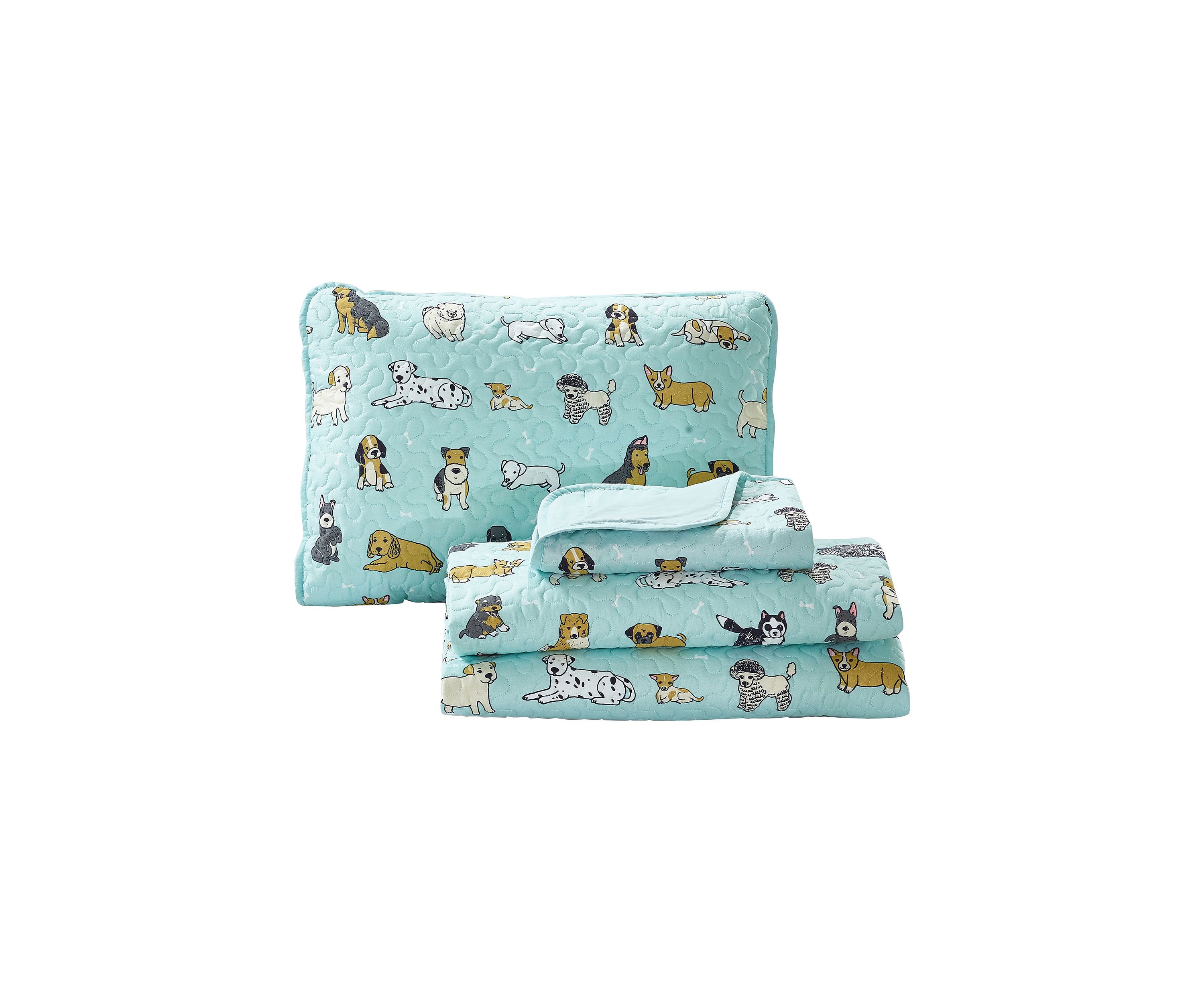 Puppies Quilt Set
