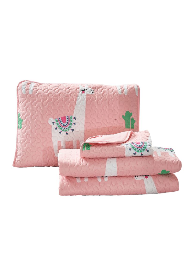 Cool Llama Quilt Set