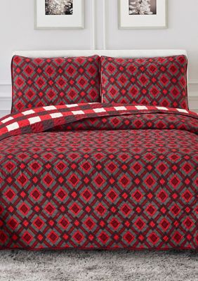 Cottage Plaid Quilt Set