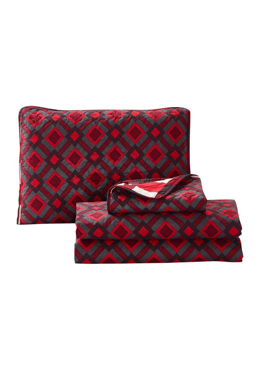 Cottage Plaid Quilt Set