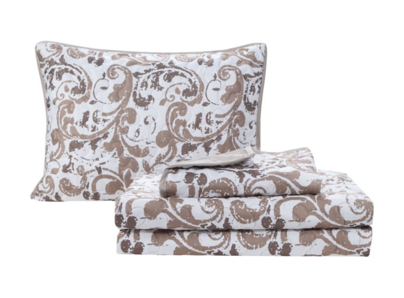 Scroll Reversible 3-piece Quilt Set