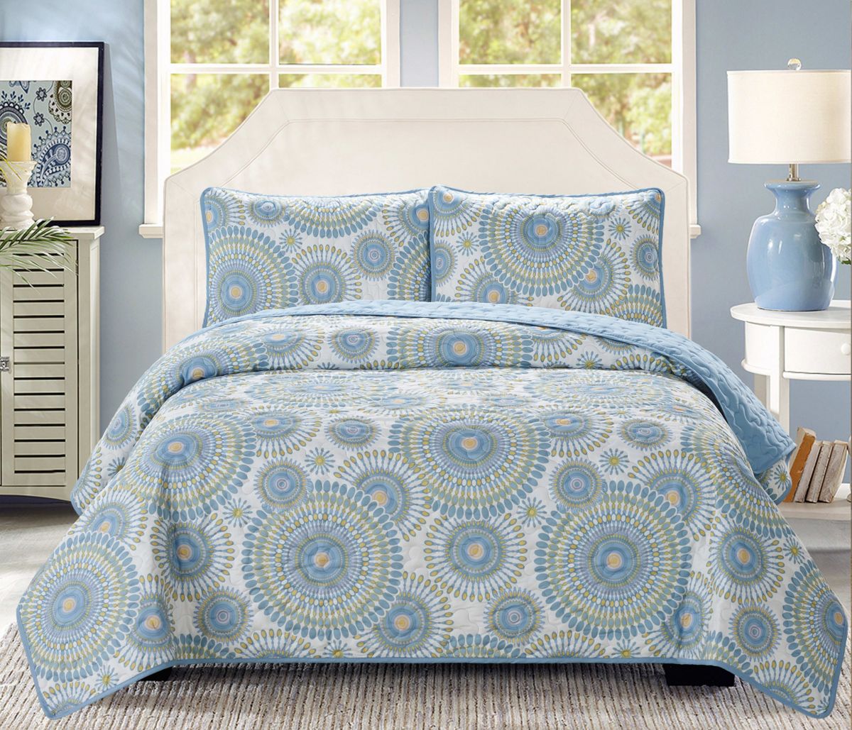 Starburst 3-piece Quilt Set