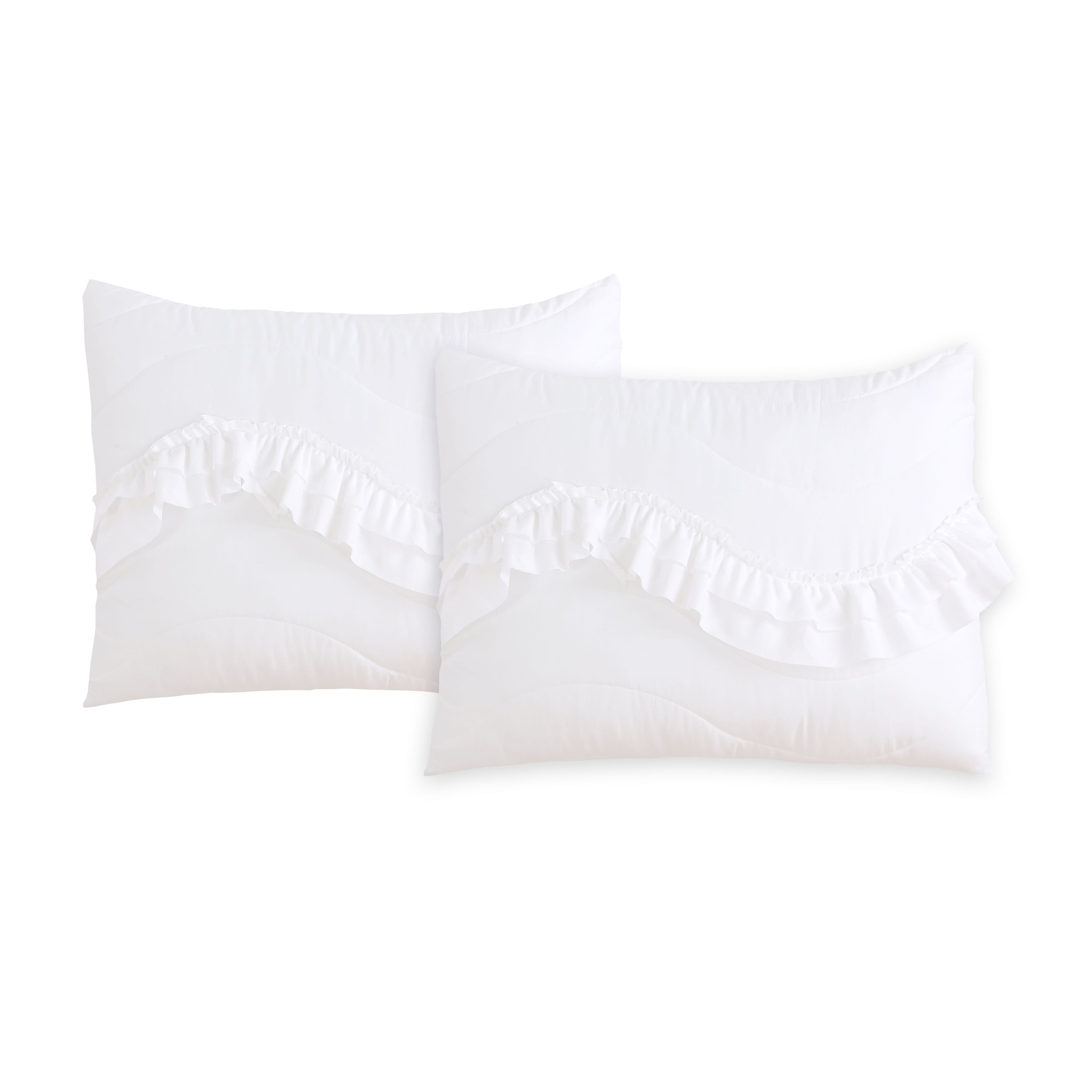 Charlotte Ruffle 3-piece Quilt Set