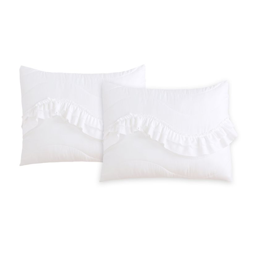 Charlotte Ruffle 3-piece Quilt Set