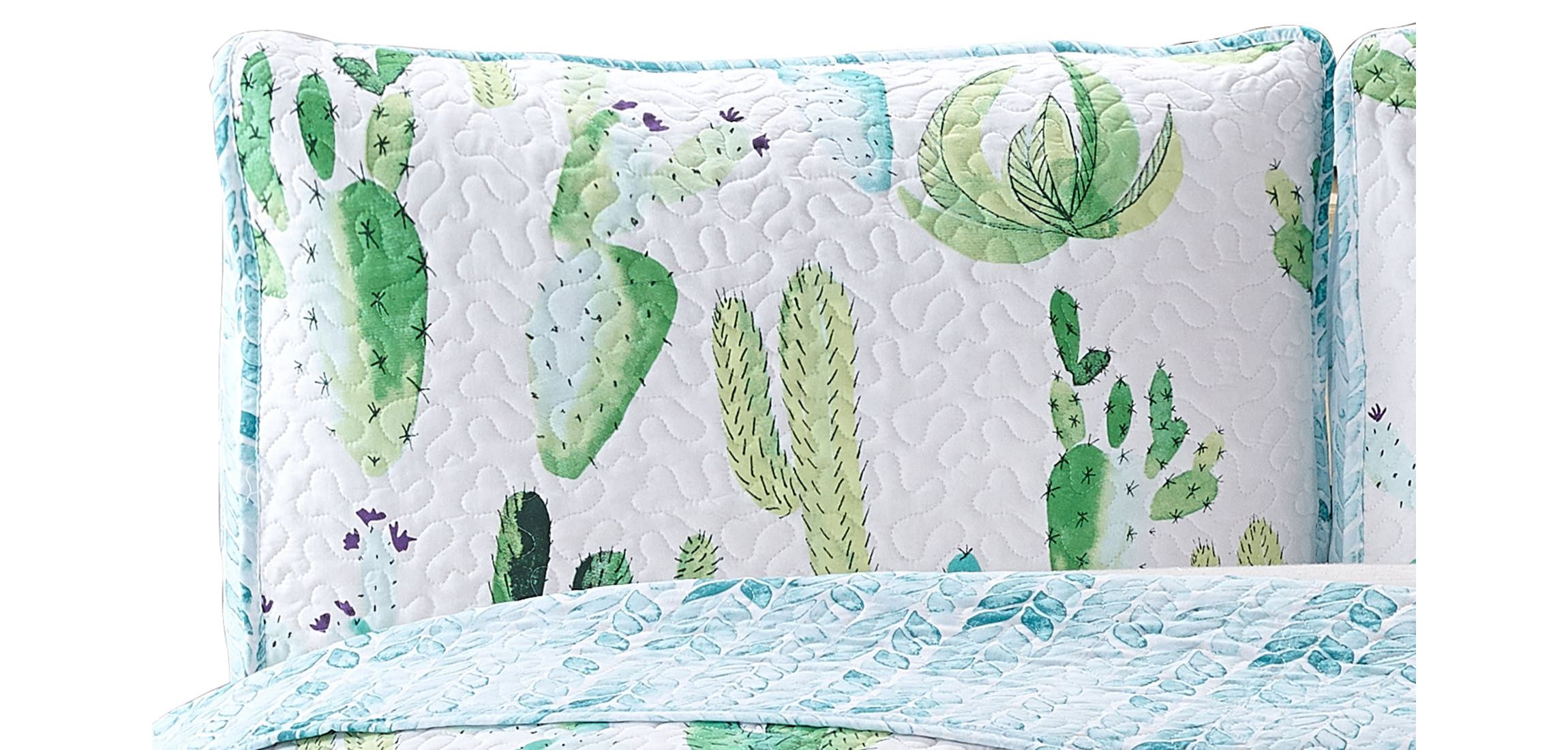 Cactus3-piece Quilt Set
