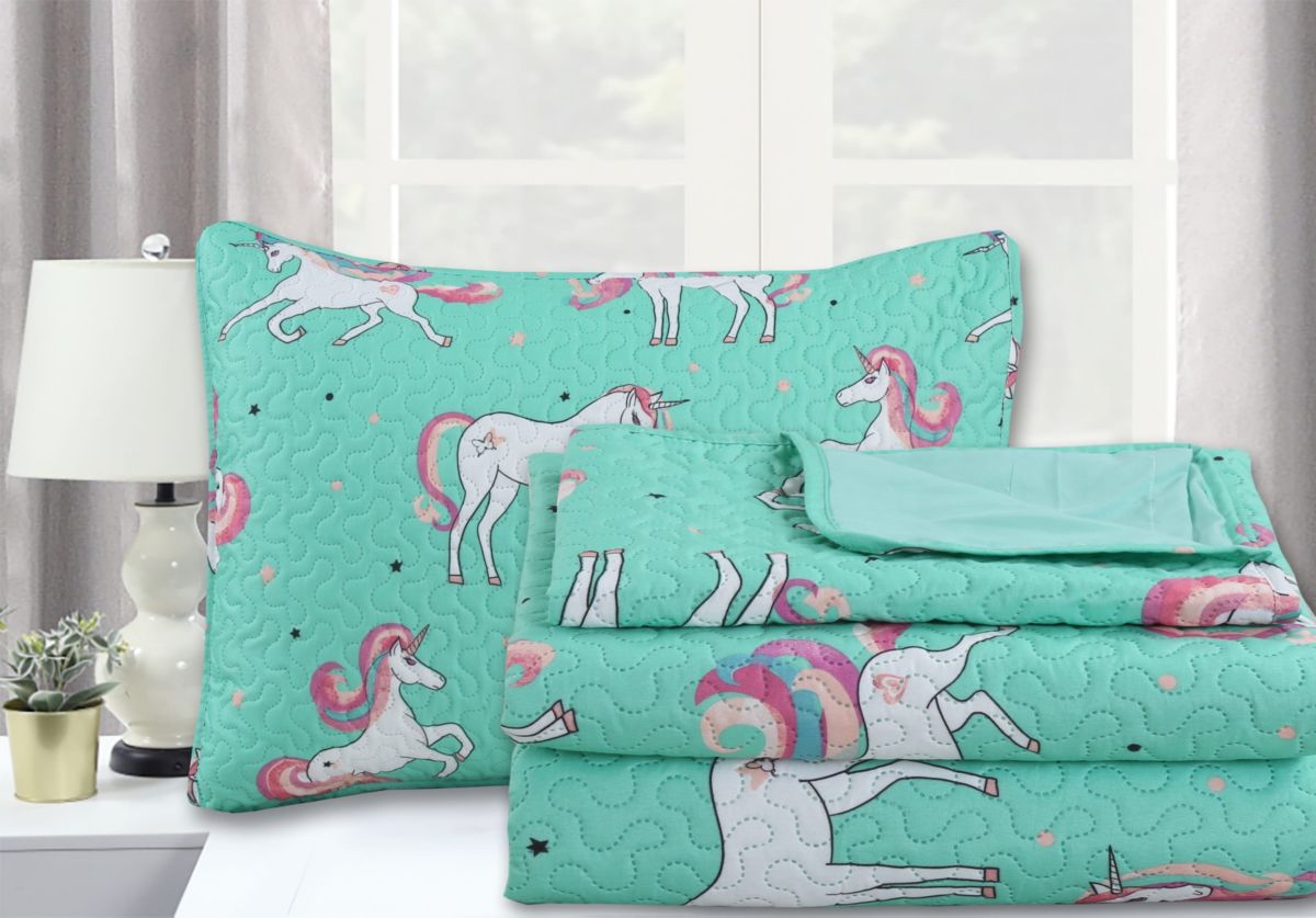Unicorn 2-piece Quilt Set