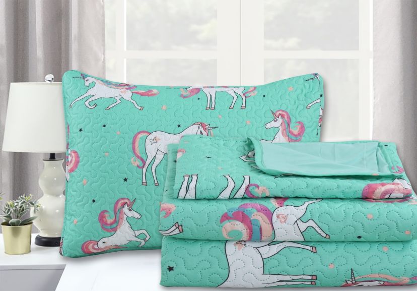 Unicorn 2-piece Quilt Set