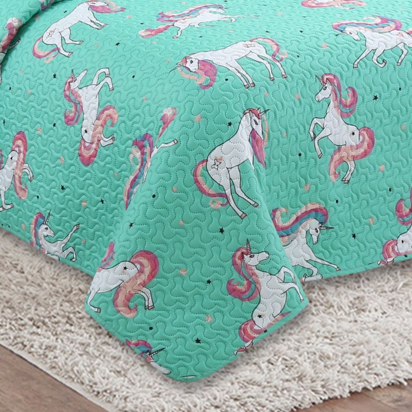 Unicorn 2-piece Quilt Set