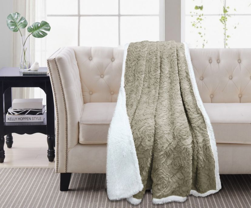 Maricia Faur Fur Reverse to Sherpa Throw