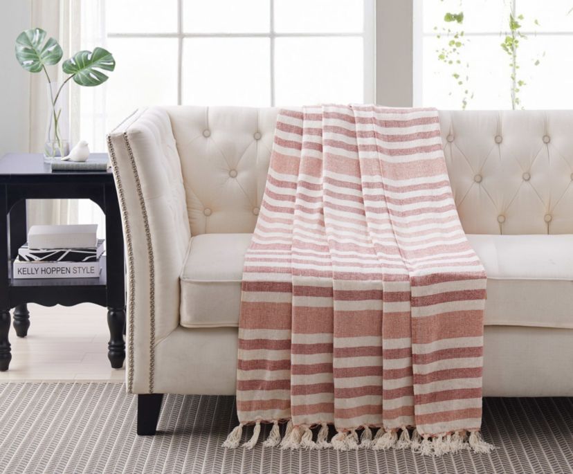 Stripe Channel SweaterThrow
