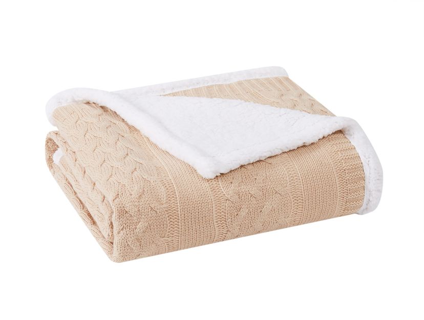 Sweater and Sherpa Throw