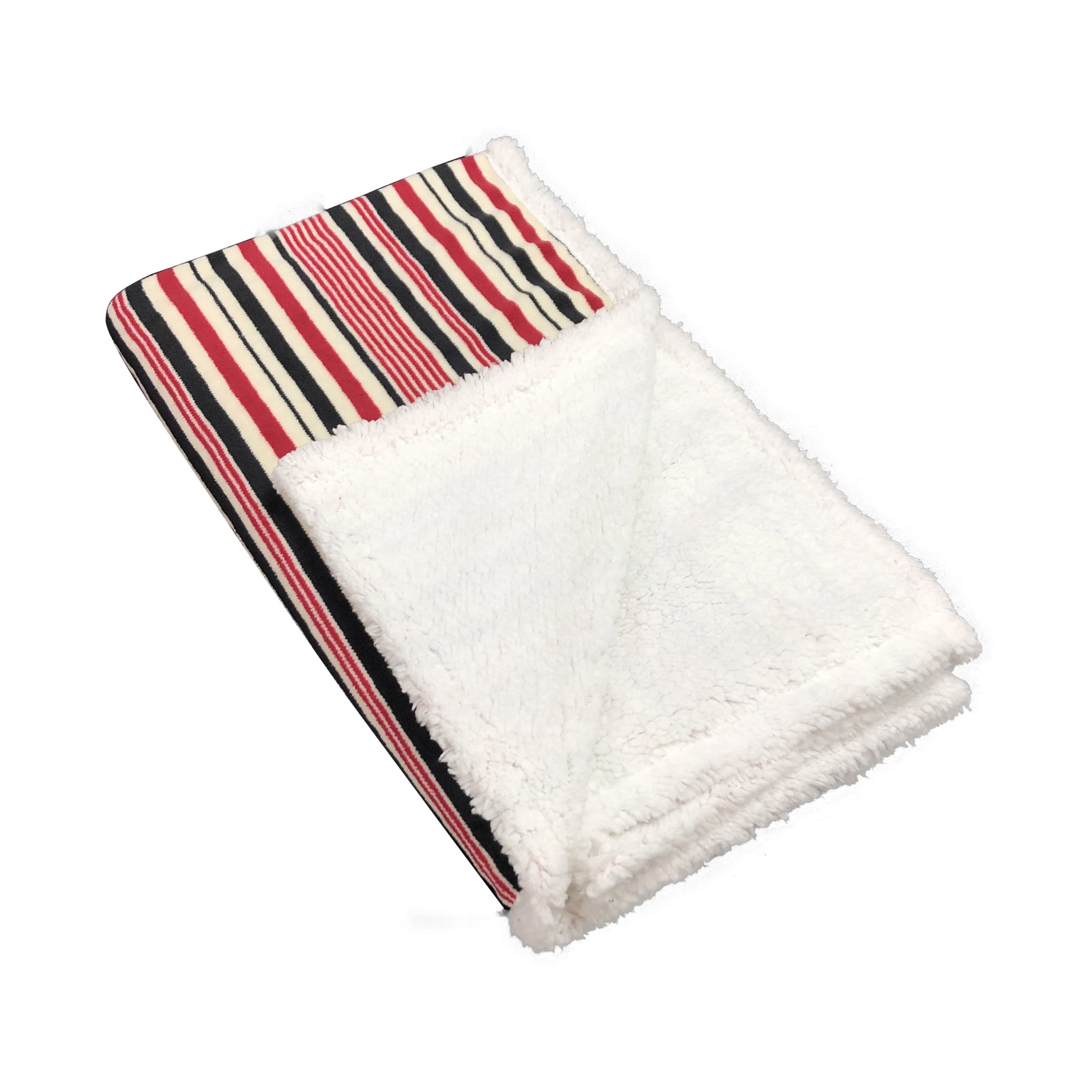 Myloo Stripe Reverse to Sherpa Throw