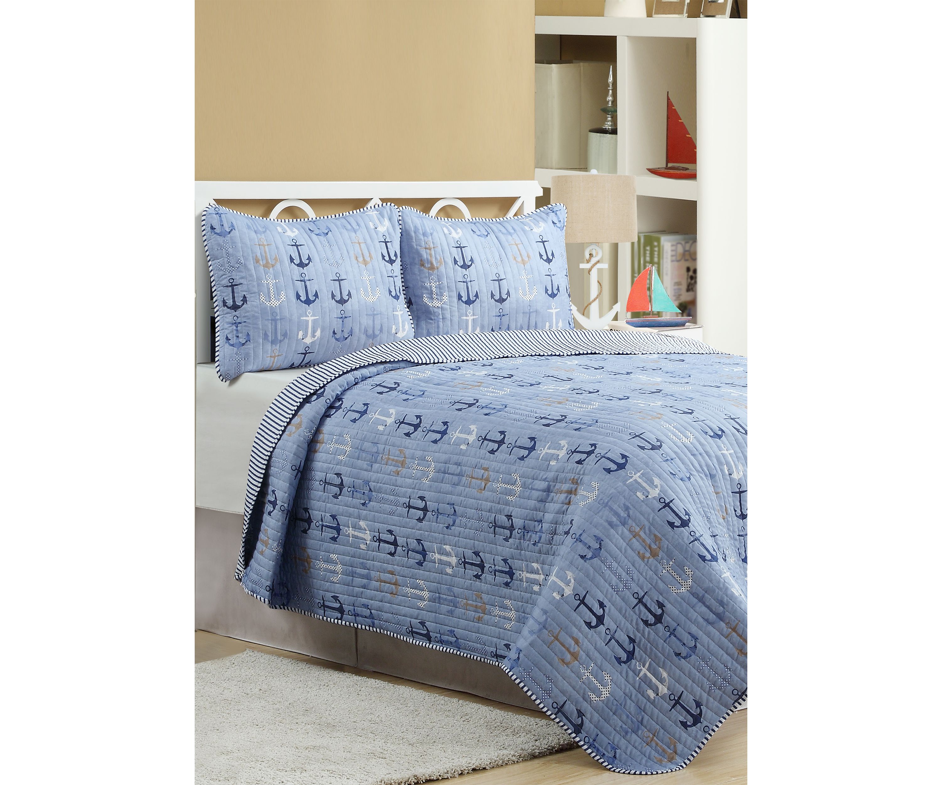 Anchors Away  3 Piece Quilt Set