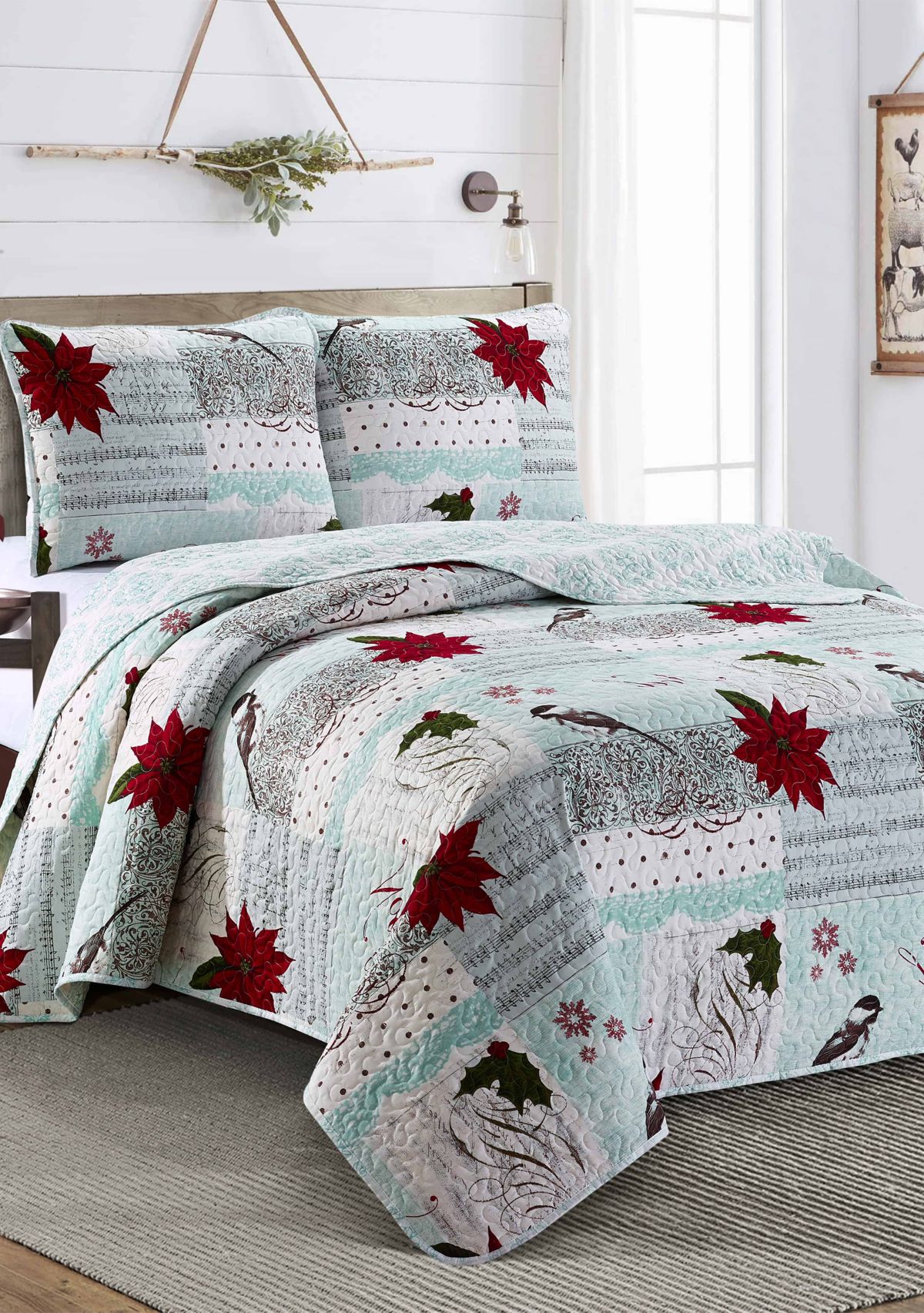 Noel Classic 3 piece Quilt Set