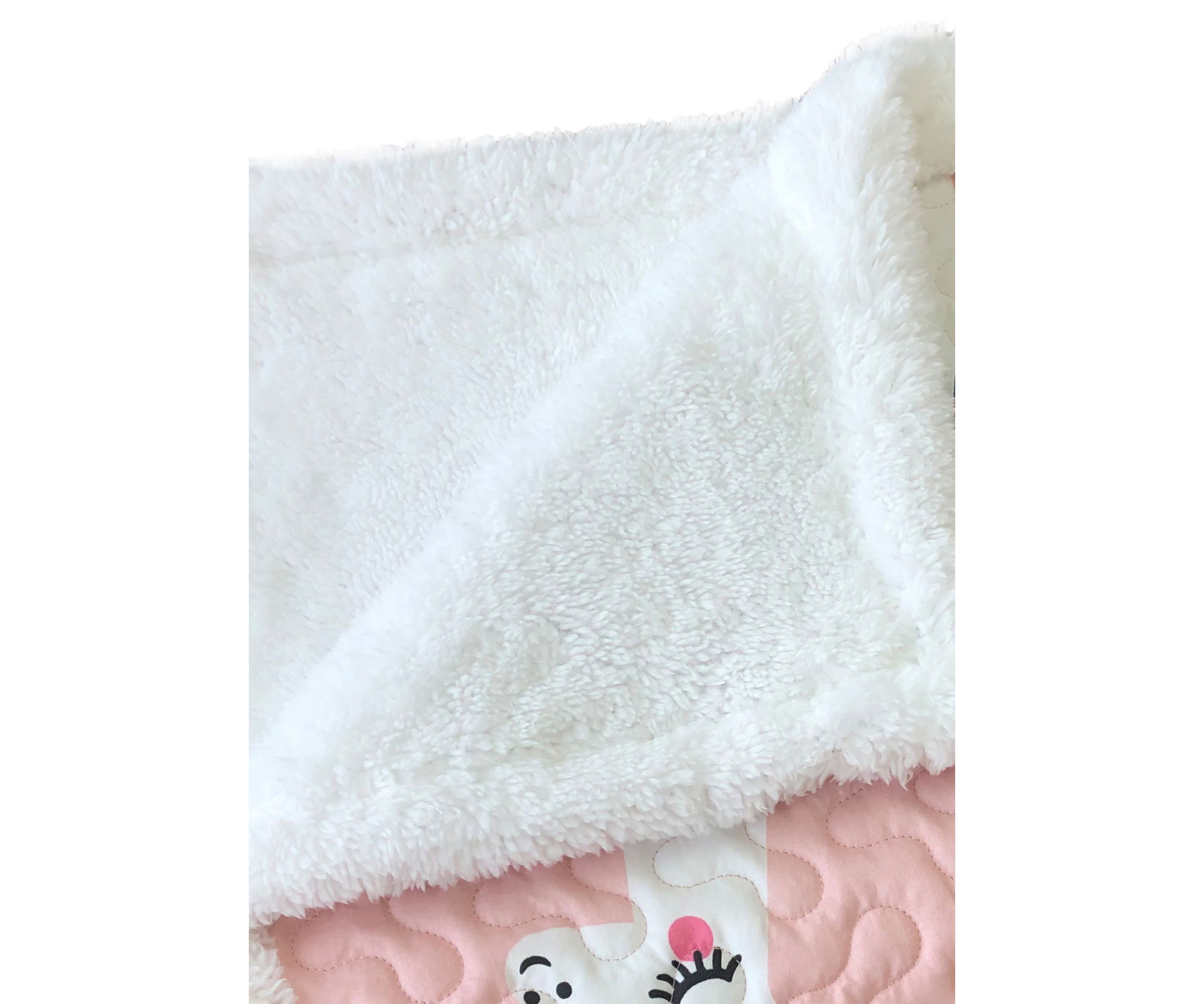 Cool Llama Quilted Sherpa Throw