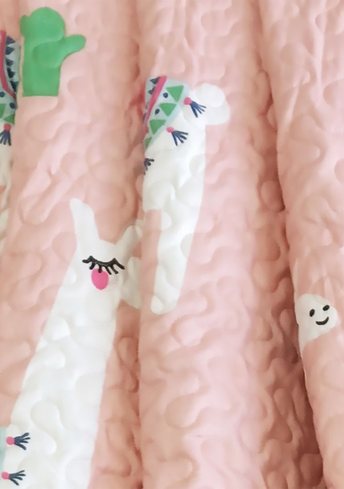 Cool Llama Quilted Sherpa Throw