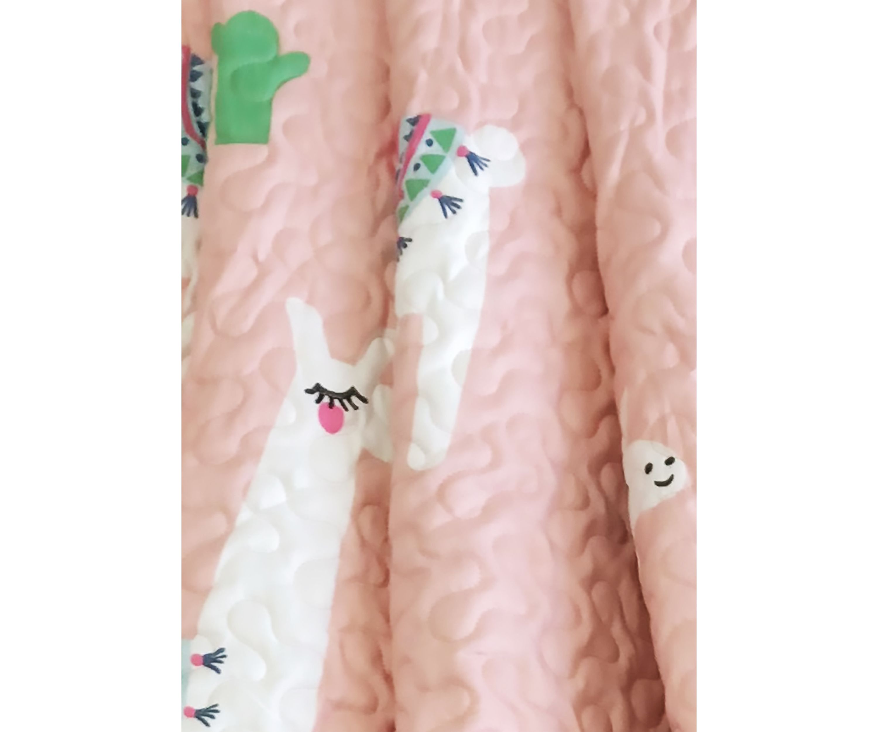 Cool Llama Quilted Sherpa Throw